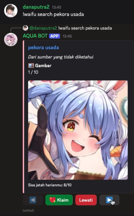 Sistem Waifu Claim